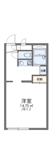 レオパレスフォレスト 間取り図