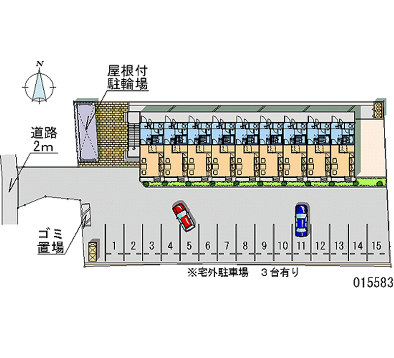 レオパレス河口湖 月極駐車場