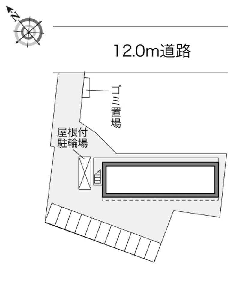 レオパレスエスポワールポルト 配置図