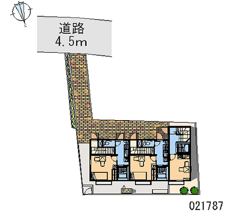 レオパレスなかむら 区画図