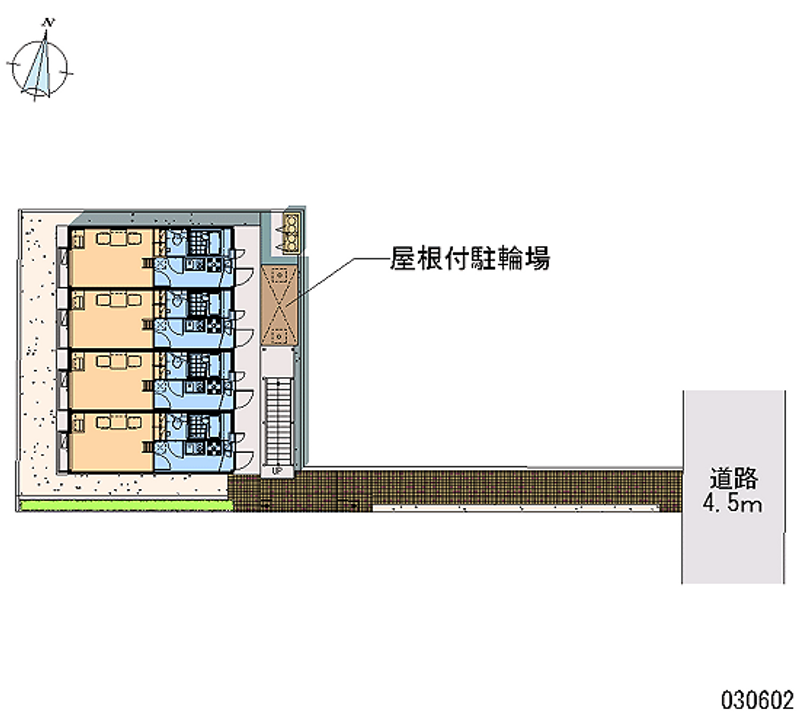 レオパレスＴ　Ｈ小田 区画図