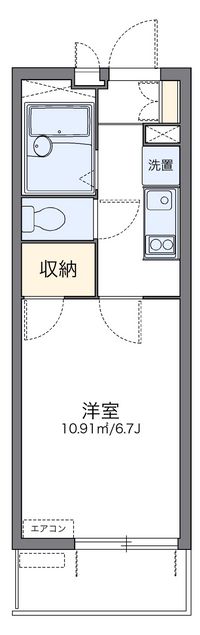 レオパレスグランドール 間取り図