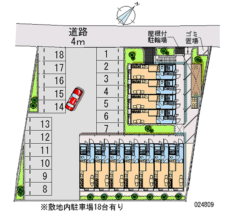 24809月租停车场