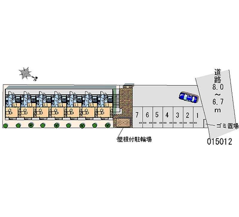 レオパレスＹＡＭＡ 月極駐車場