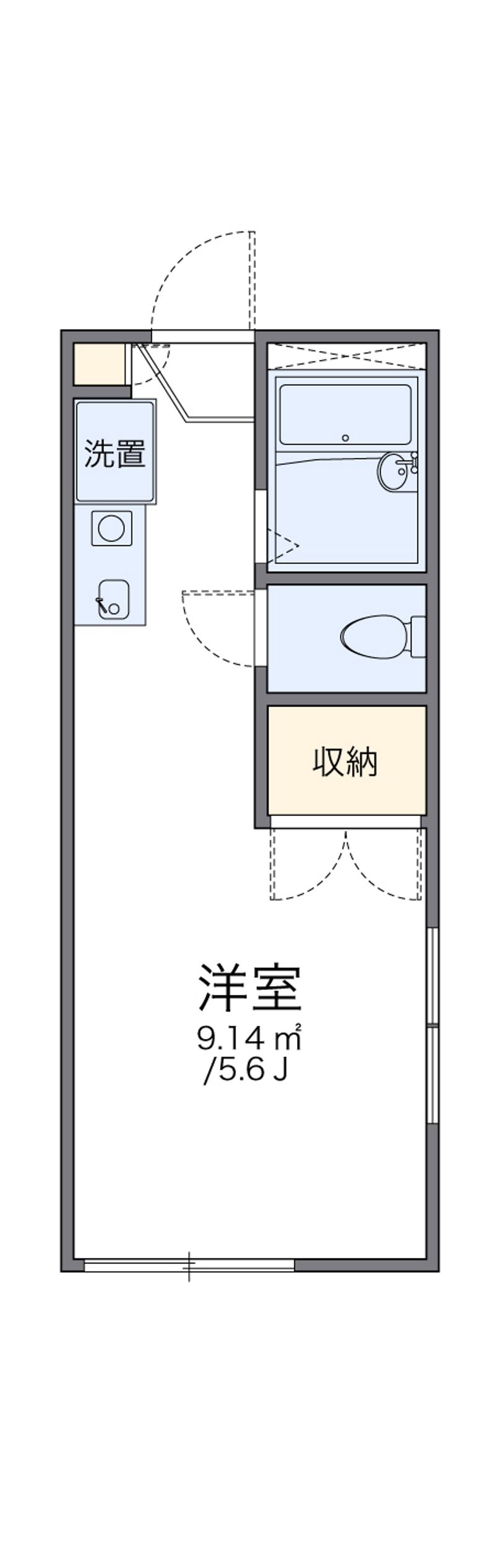 レオパレスＮＯＤＡ 間取図