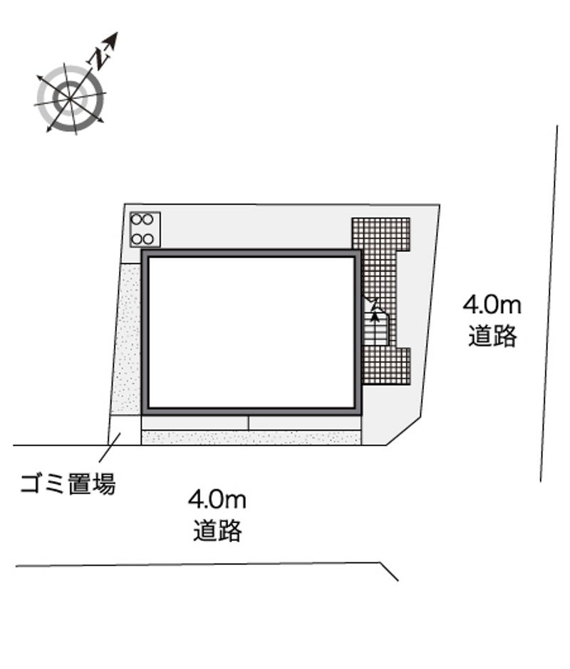 レオパレスガーデンむつみ 配置図
