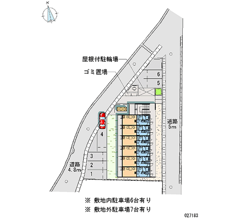 レオパレス和 月極駐車場