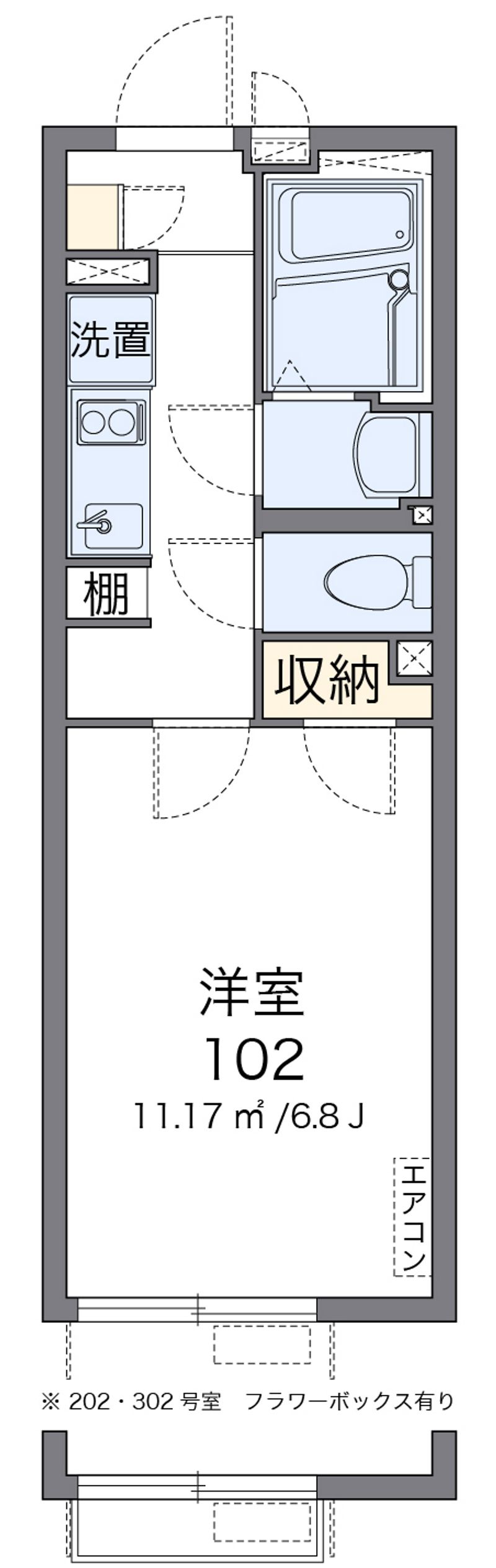 CLEINO MIKI Nishi Shinjuku Floor plan