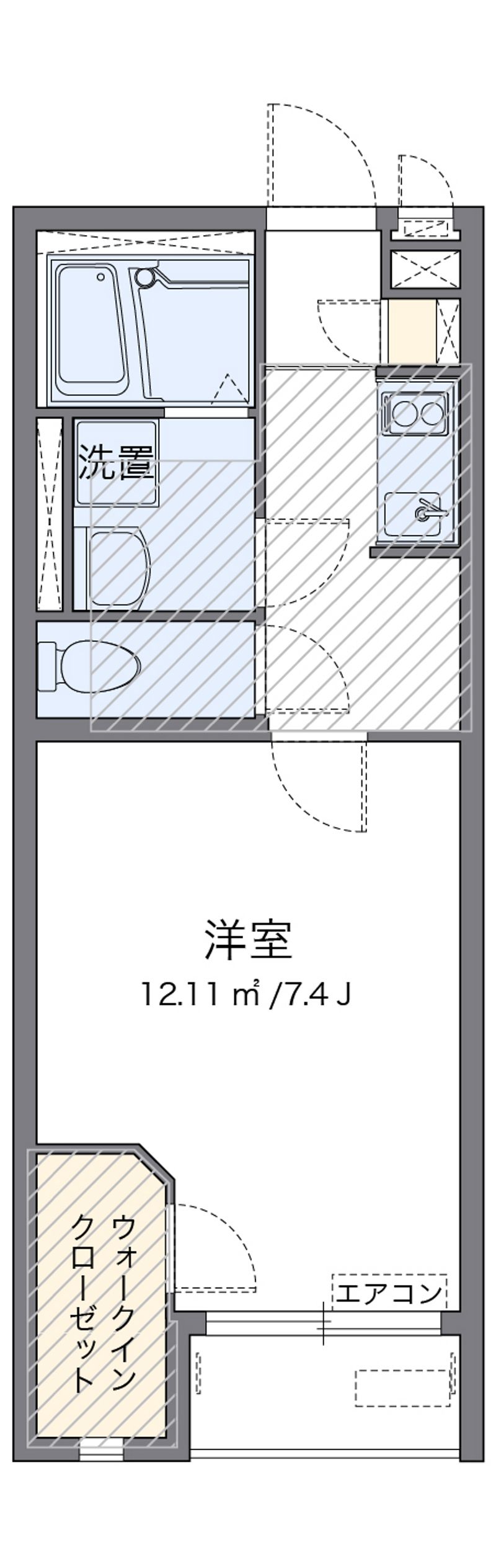 ミランダラ　アルコバレーノ 間取図