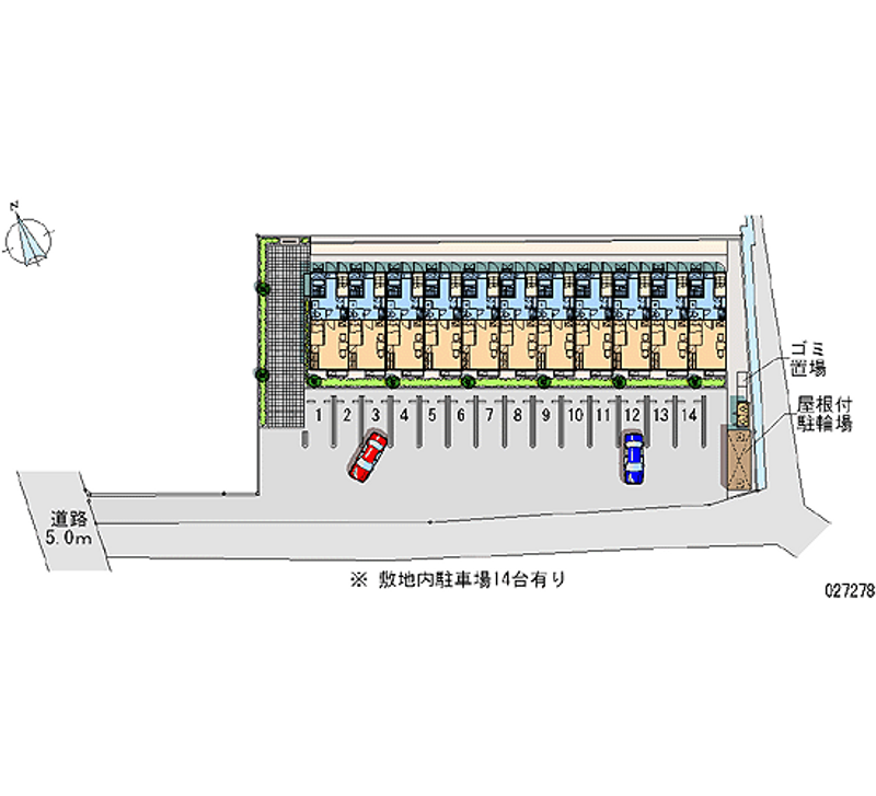 27278月租停车场