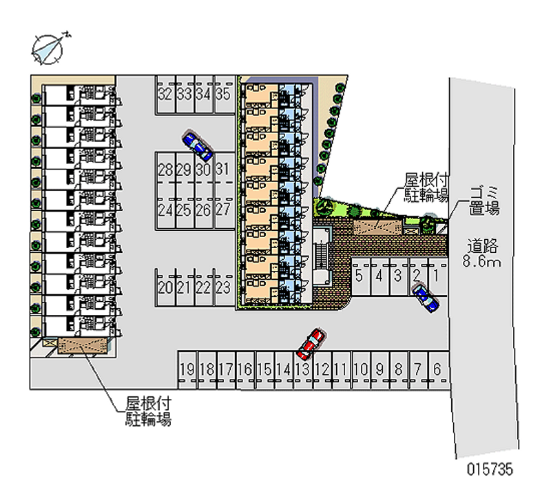 15735月租停车场