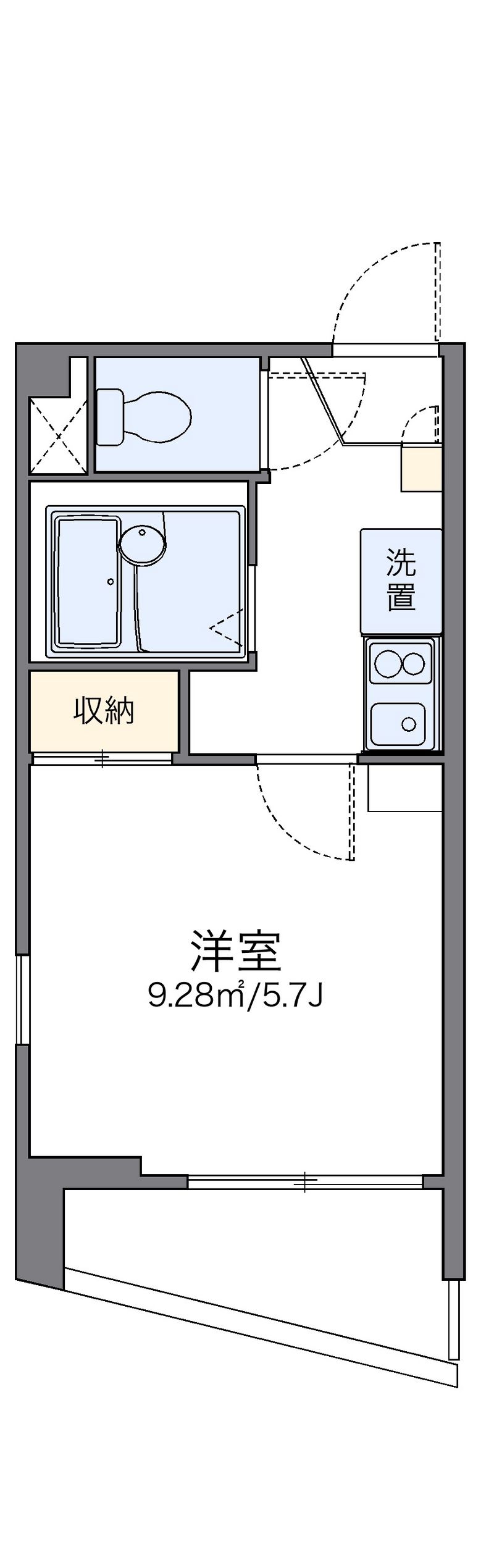 leopalace Miyoshi Sơ đồ nhà