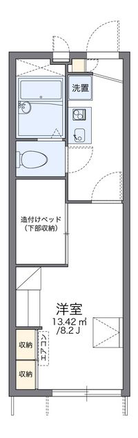 レオパレスクレール藤が尾Ⅱ 間取り図