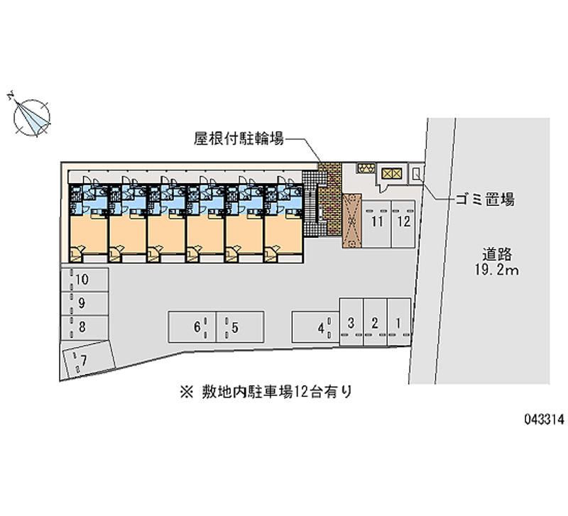 43314月租停车场