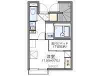 レオパレスエブリシン 間取り図