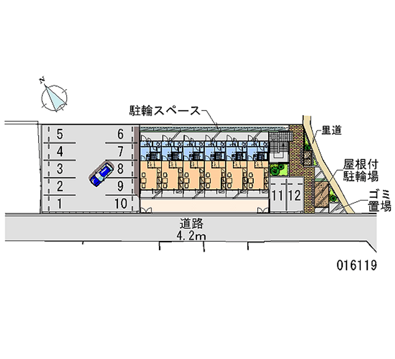 レオパレスＶｉｖｌｅ．Ｋ 月極駐車場