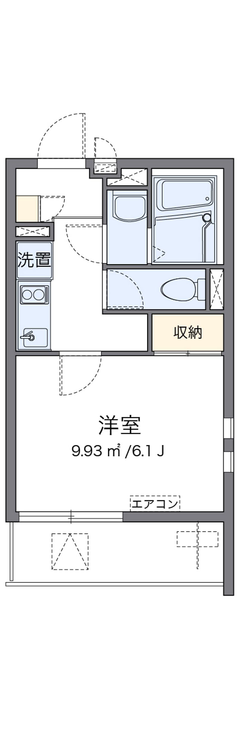 クレイノ与野 間取図