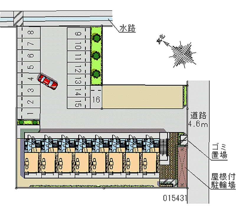 15431 Monthly parking lot