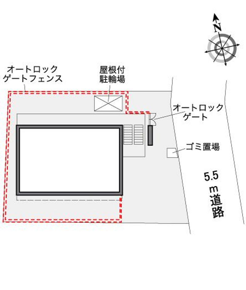 レオパレスダックス 配置図