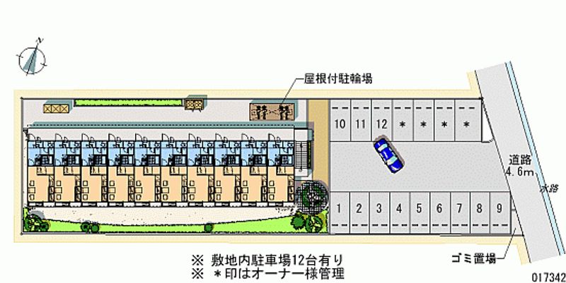 レオパレス名和北 月極駐車場