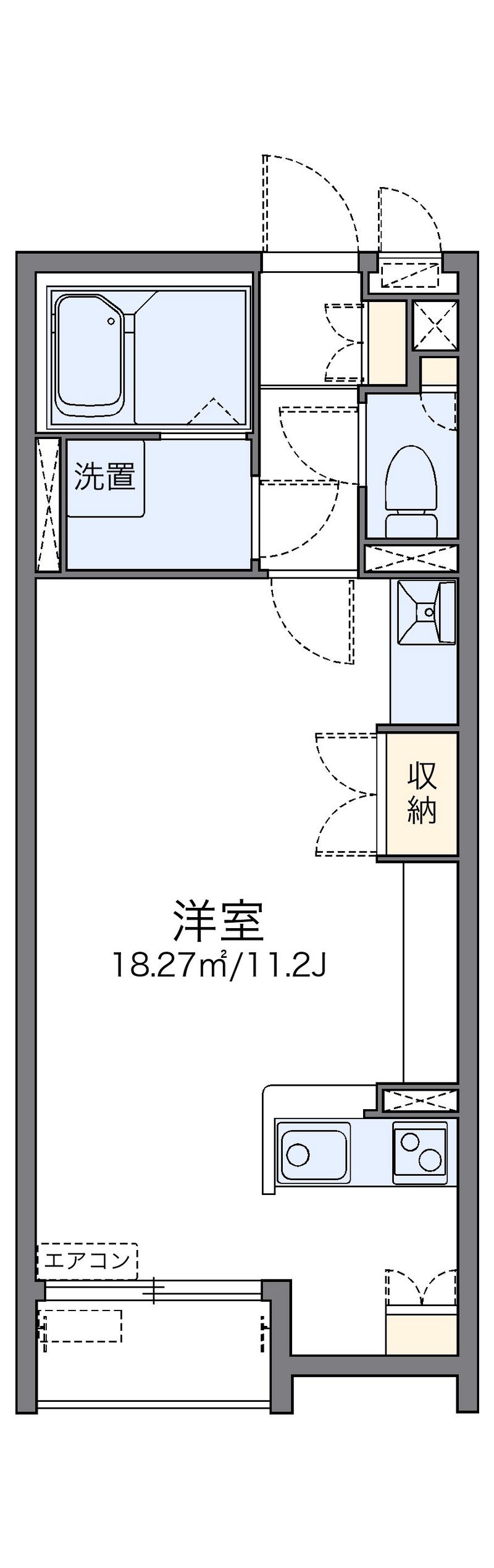 レオネクストさくら 間取図