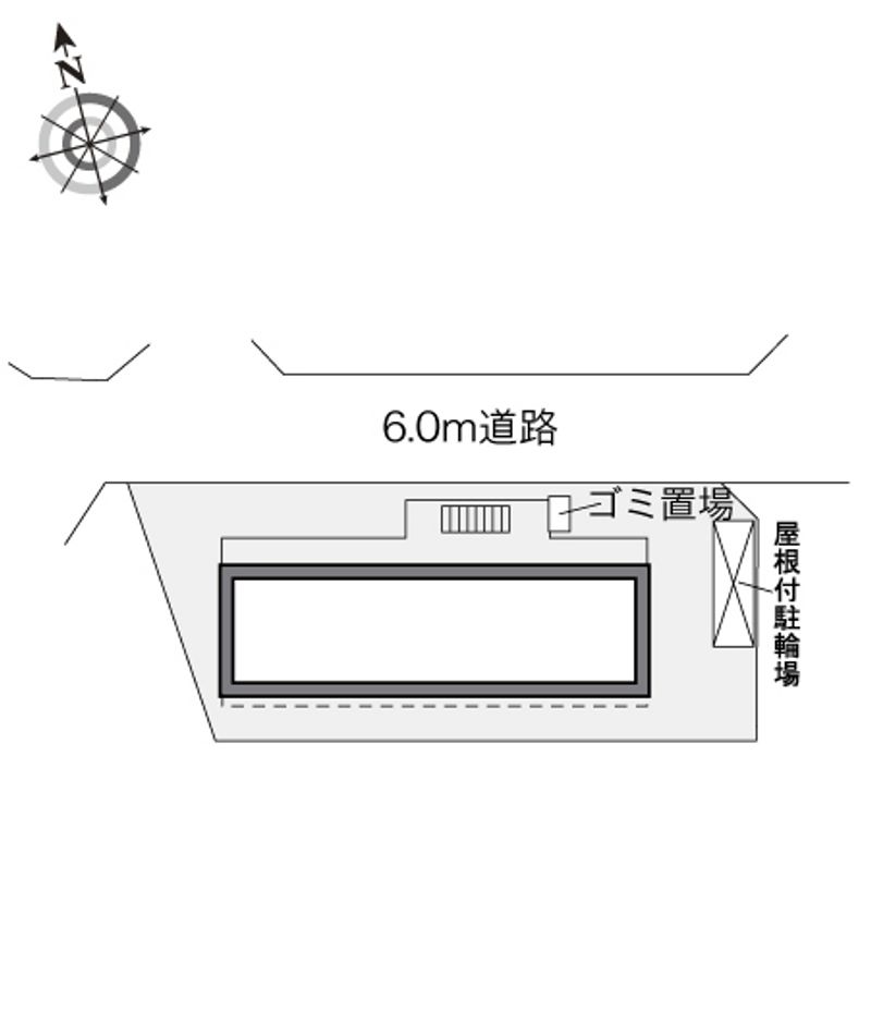 レオパレス飯山満 配置図