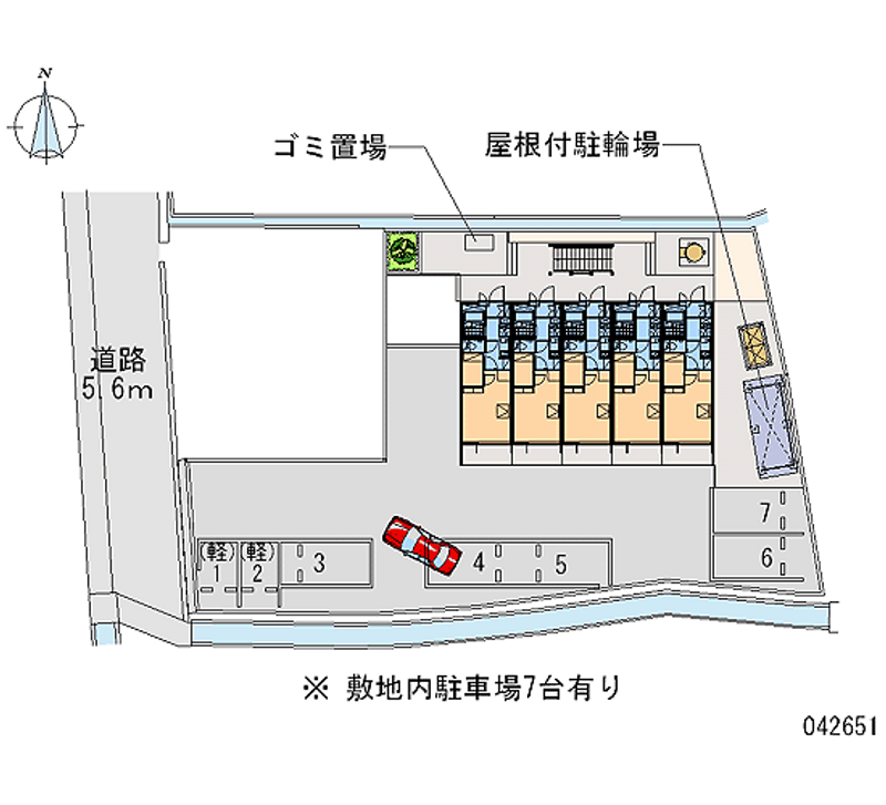 42651 Monthly parking lot