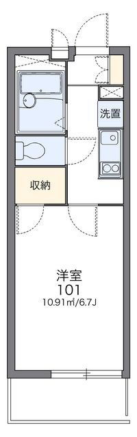 レオパレス光沙 間取り図