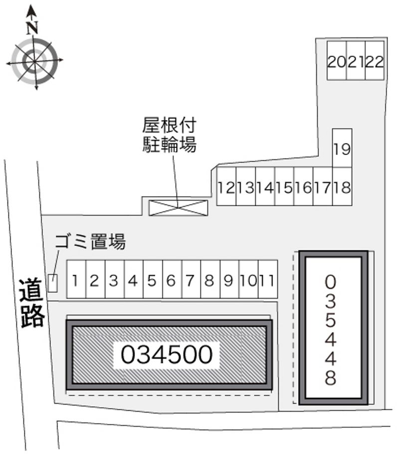 レオパレスシンセリテ 配置図