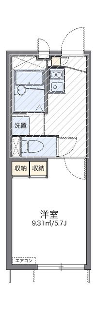 レオパレスノンノン 間取り図