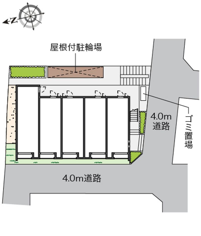 クレイノフルール高円寺 配置図