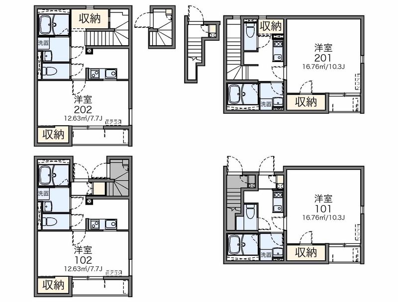 レオネクストロジュマン奈良 間取図