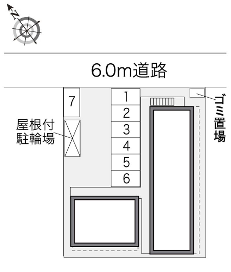 レオパレスＲｏｄｅｍｕ 配置図
