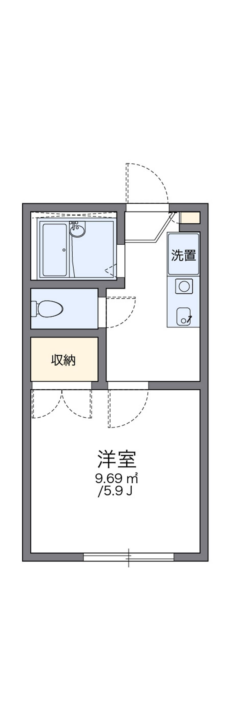 レオパレスＮｏｒｔｈＣｏｕｒｔ 間取図