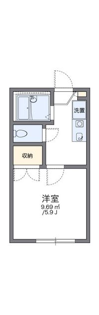 レオパレスＮｏｒｔｈＣｏｕｒｔ 間取り図