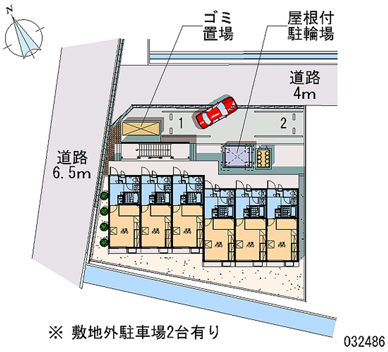 レオパレス柳葉荘 月極駐車場