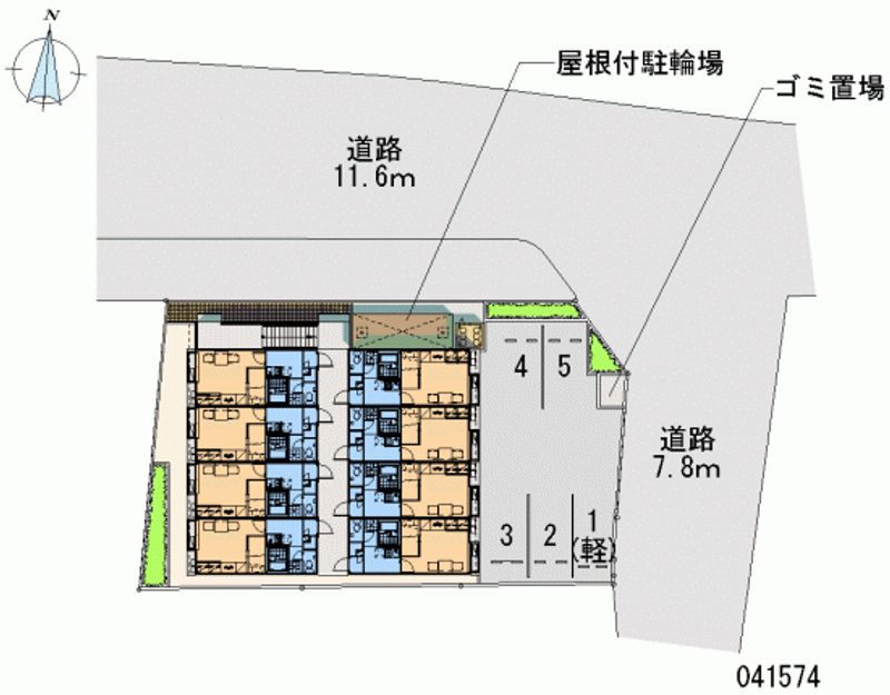 レオパレスレジャンド今津 月極駐車場