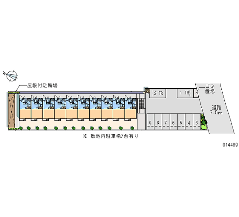 14489 bãi đậu xe hàng tháng