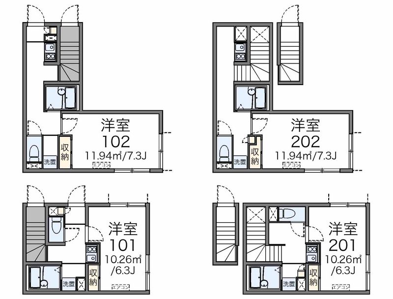 レオネクストきよみず扇 間取図