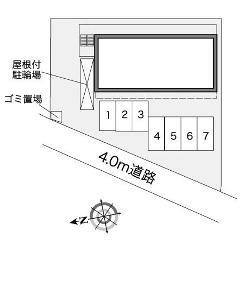 レオパレスニューセレッソ 配置図