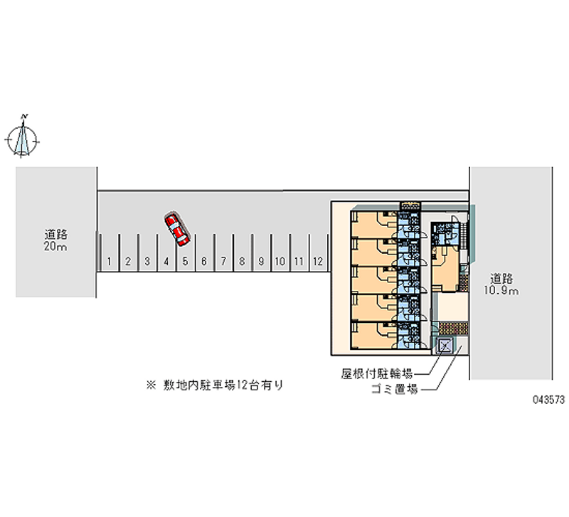 43573 Monthly parking lot