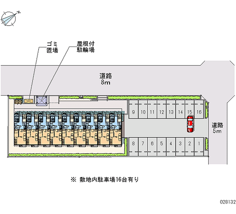 28132月租停車場