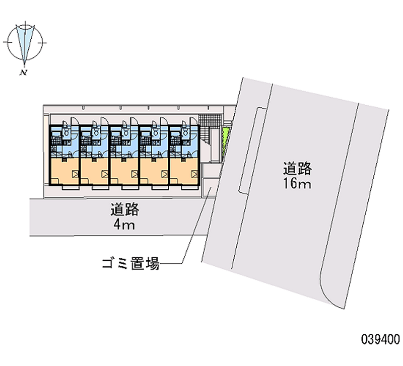 レオパレスホーヤ　Ⅱ 区画図
