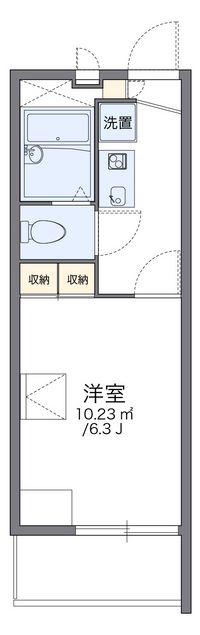 レオパレスヴィクトワール　Ⅱ 間取り図