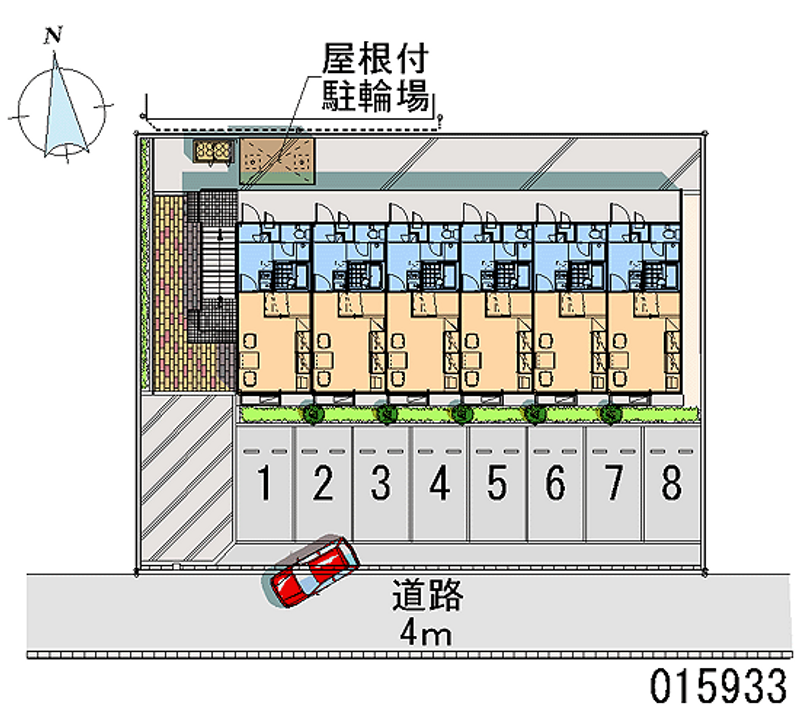 15933 Monthly parking lot