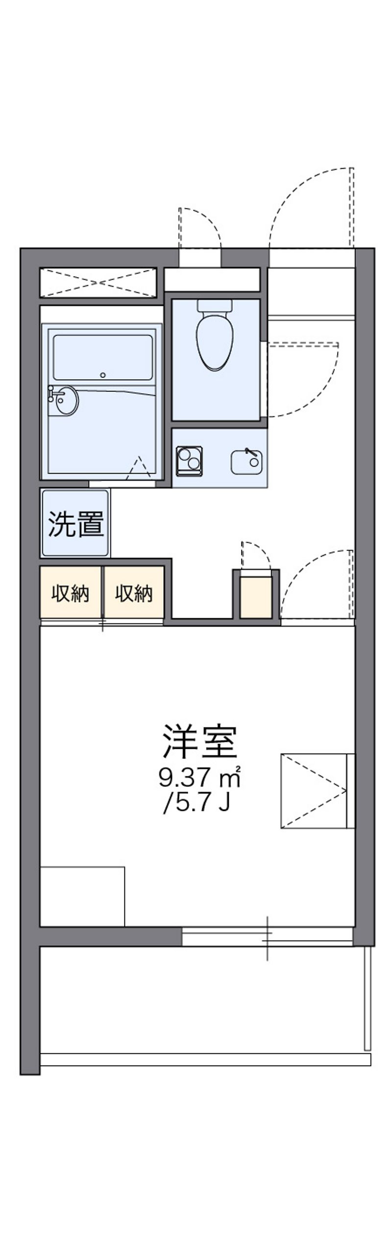 レオパレスア・ラ・モード 間取図