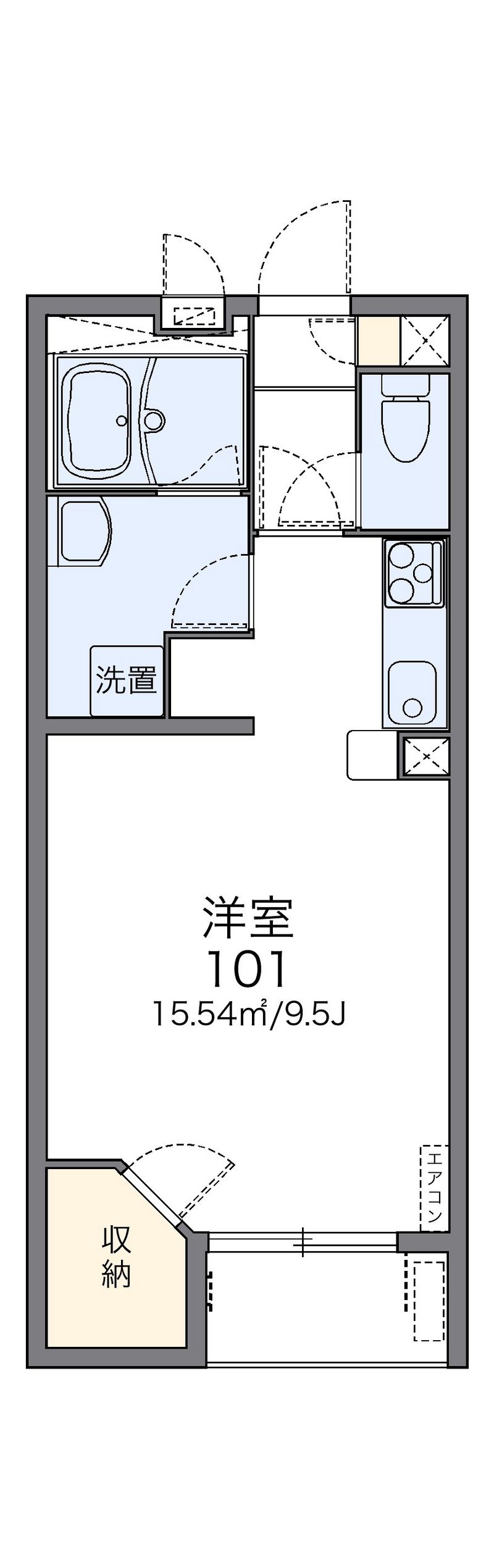 レオネクストグランパール久住 間取図