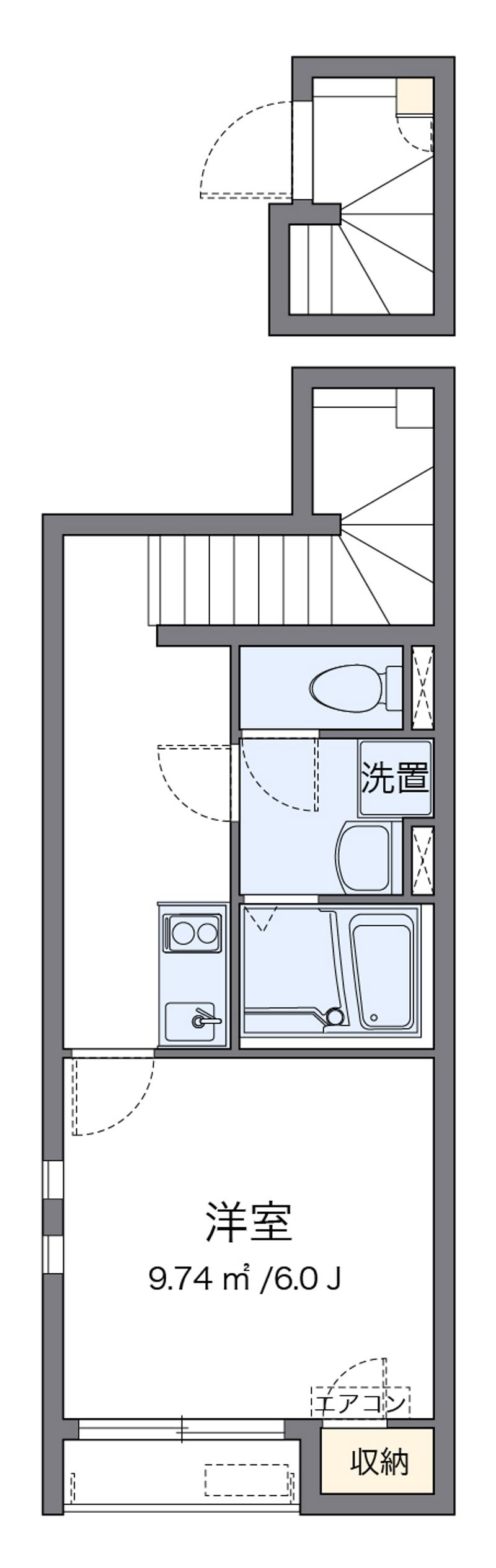 クレイノラヴィベール 間取図