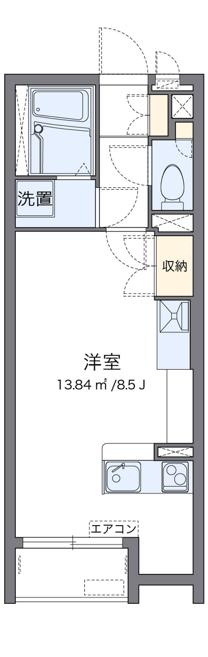 レオネクストやすらが丘Ⅱ 間取図