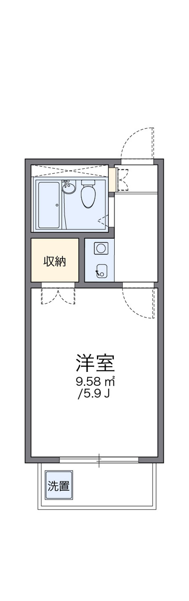 レオパレス洗足池第３ 間取図